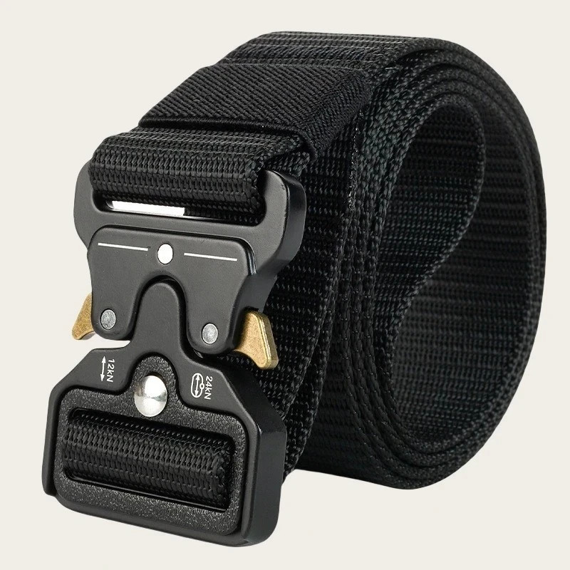 MEN Casual Military Tactical Army Adjustable Quick Release Belts Pants Waistband