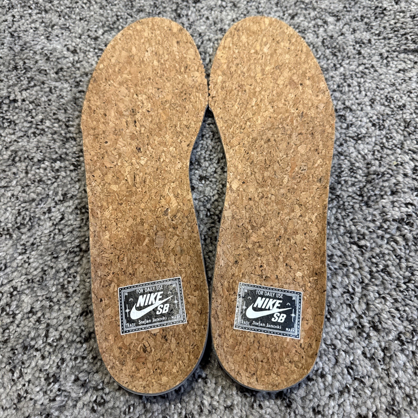 Nike SB Stefan Janoski Zoom Air SZ 9-10 OG Cork Insoles Skateboarding. New