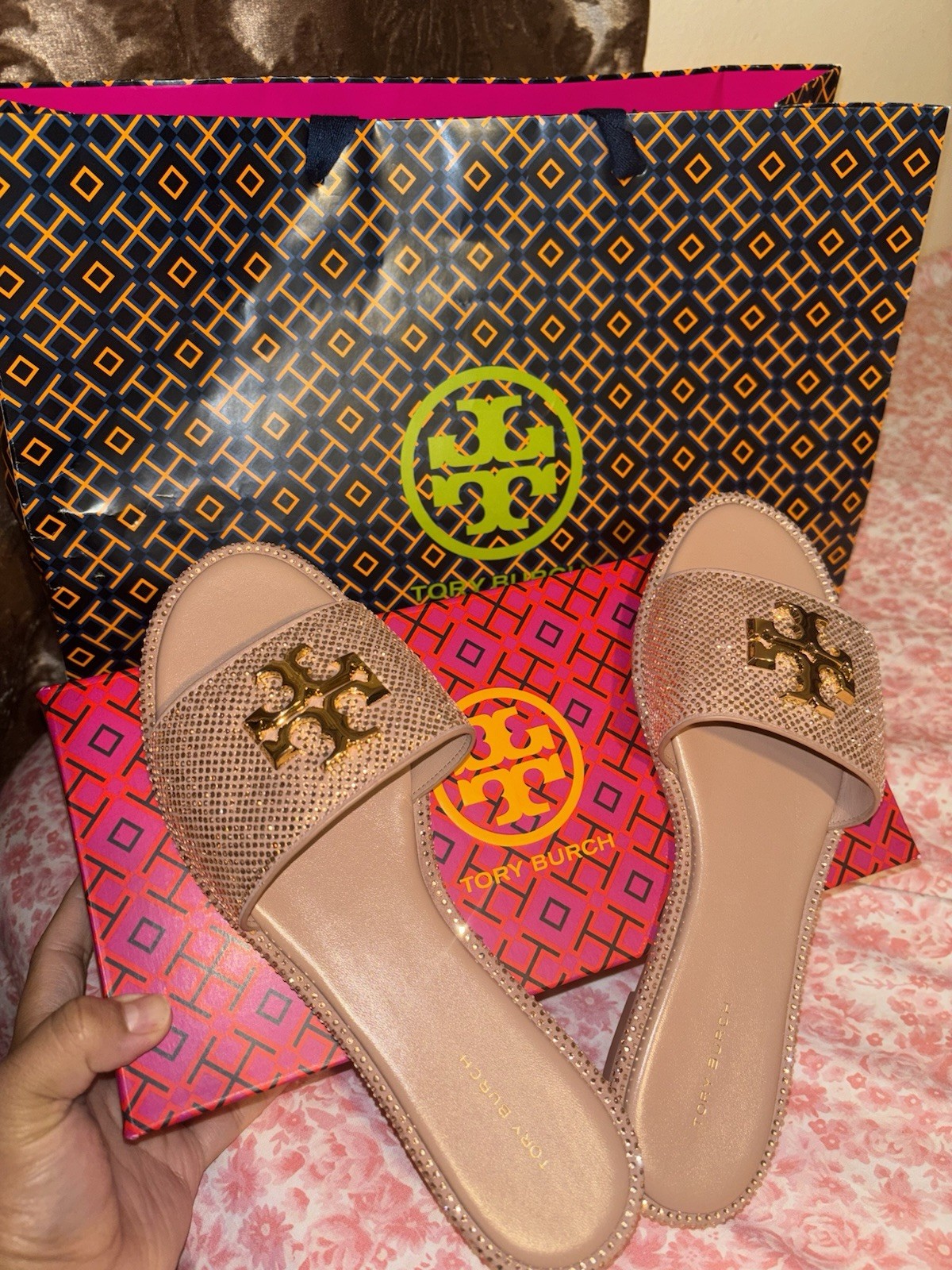 Tory Burch Women Sandals Size 9 Pink