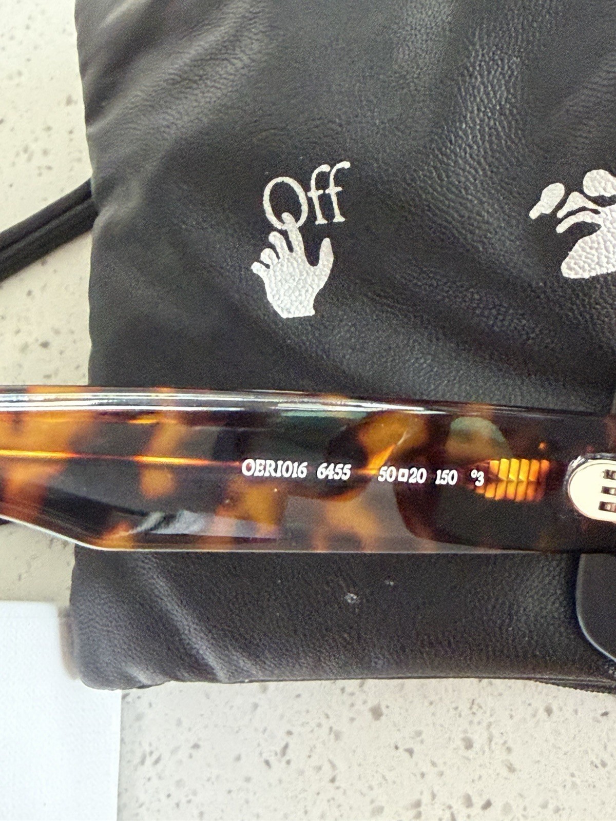 2 Off-White Arthur Rectangular Sunglasses (100% AUTHENTIC) 1 Black & 1 Brown