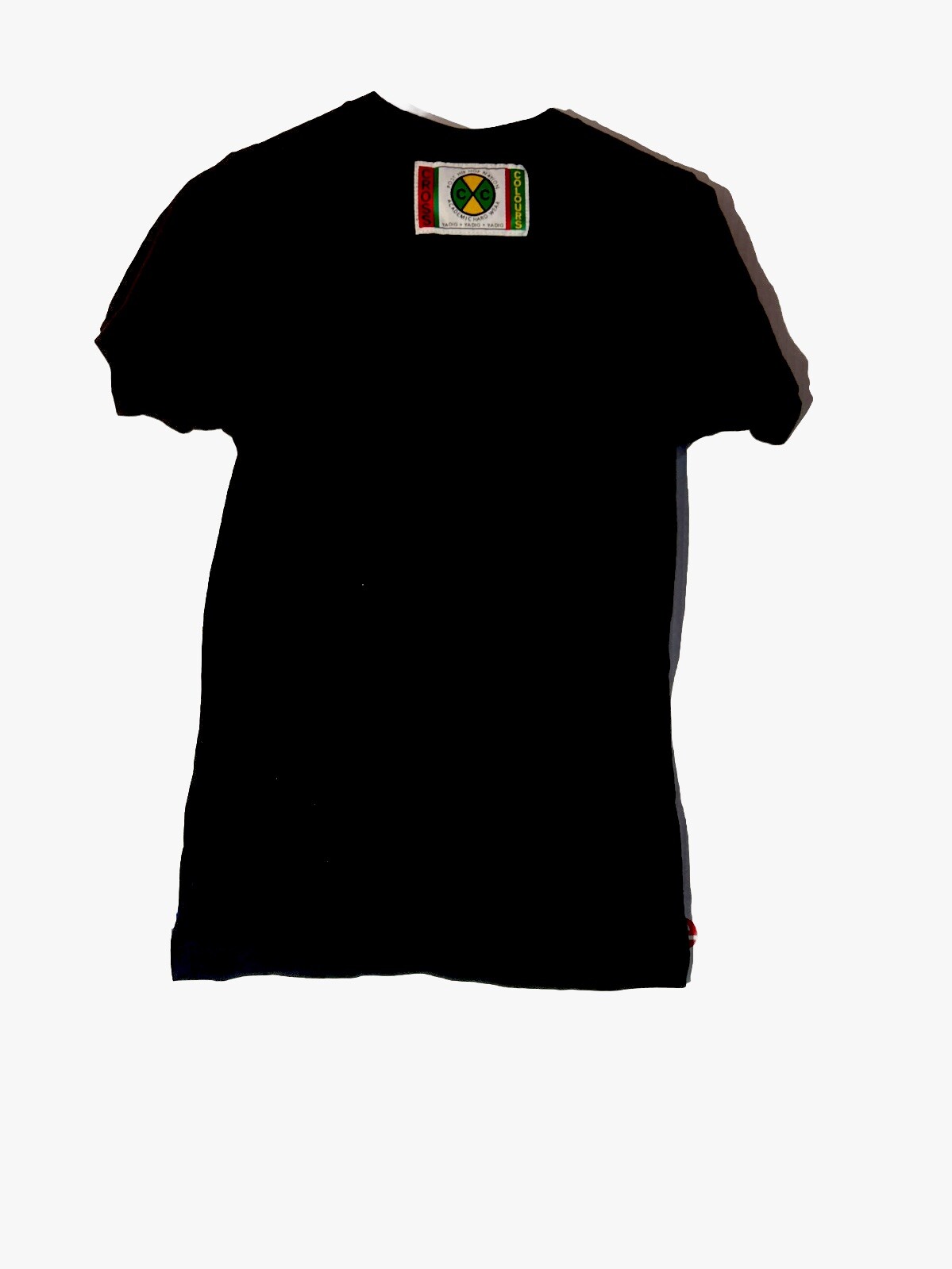 Cross Colours size XS Black Rare Graphic TLC Hip Hop Shirt Top 90s Vintage NWOT