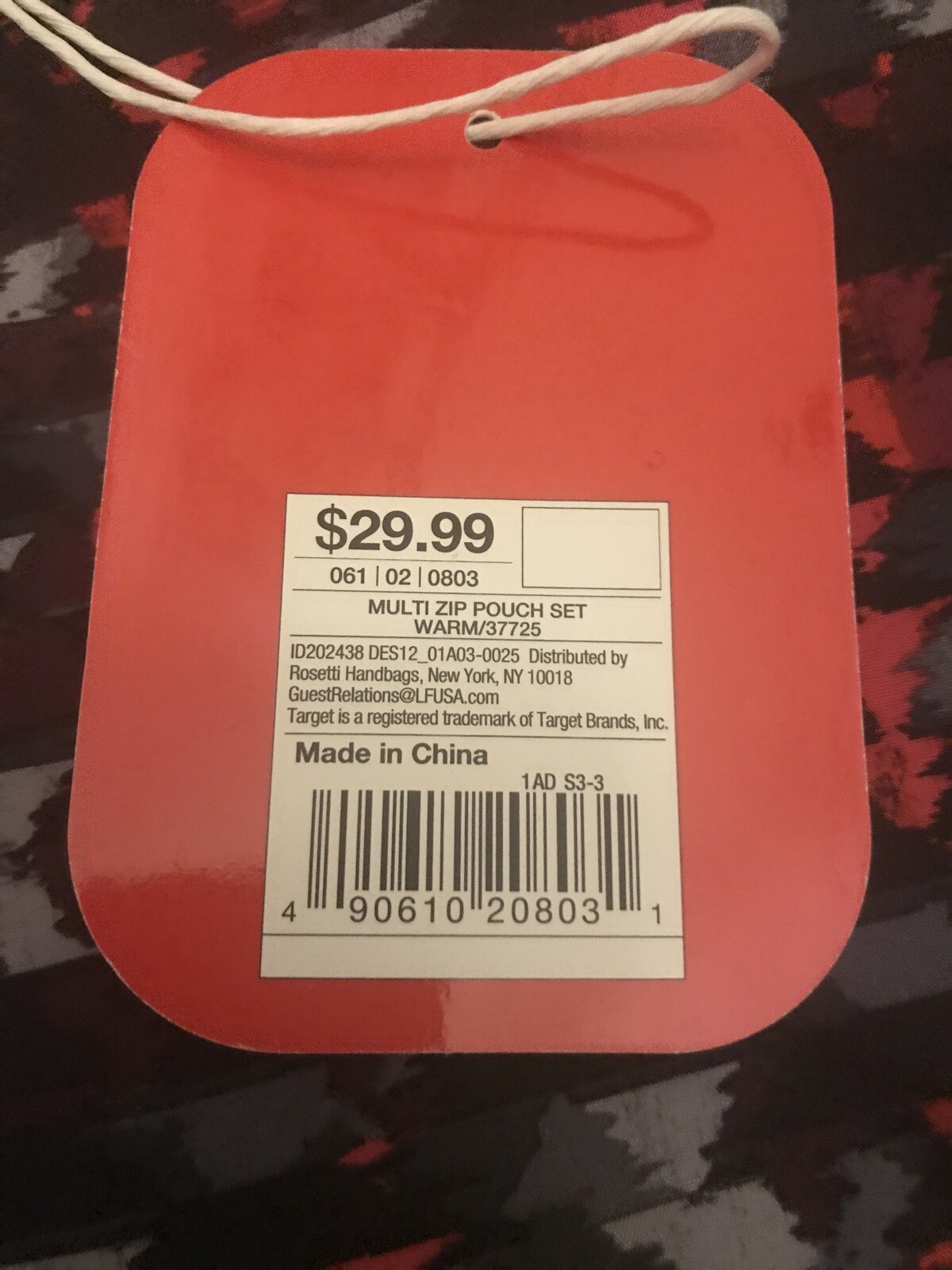 Kirna Zabete Target Purse Multizip Pouch Bag 3 pc Set Warm 37725 $29.99 Retail