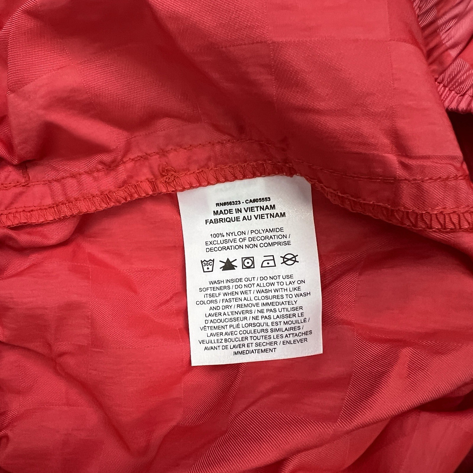 Nike Shorts Sz Large Mens University Red White Club Flow Checkers $60