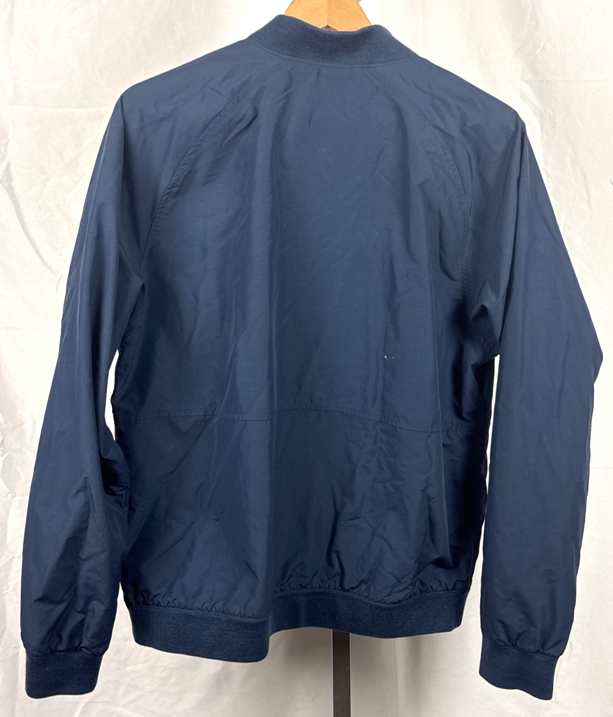 LL Bean Jacket Insulated 3 Season Bomber Men Size L Regular Blue 525868