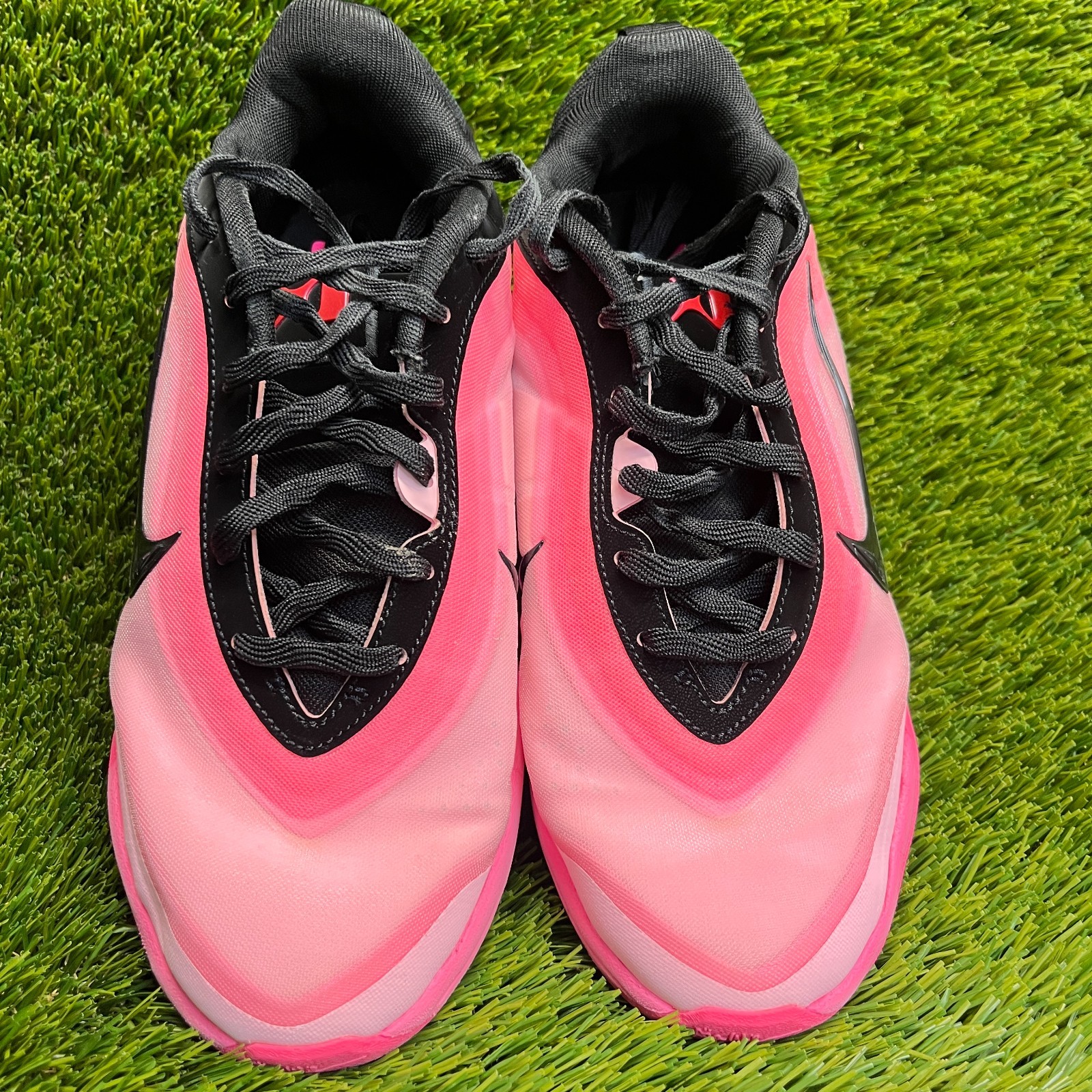 Nike A’ja Wilson A’One Leo Lights Girls Size 5.5Y Pink Basketball Shoes Sneakers