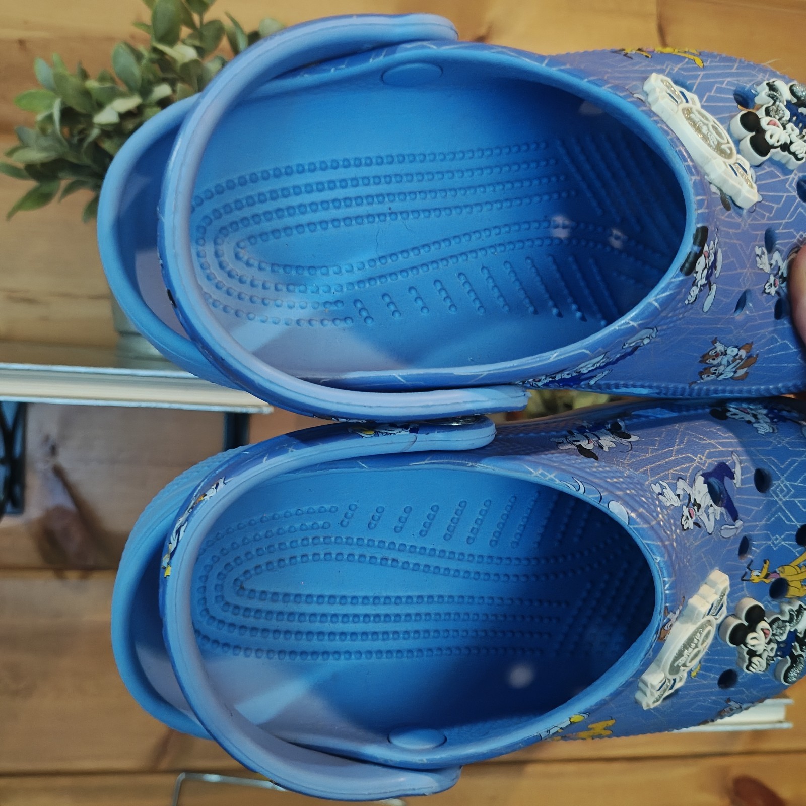 Crocs Disney 100th Anniversary Clogs Mickey Mouse Lavender Shoes W6/M4 Purple
