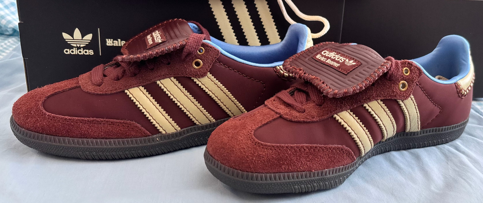 adidas x Wales Bonner Samba Nylon Fox Brown IE0579 EU 37 1/3 New in Box