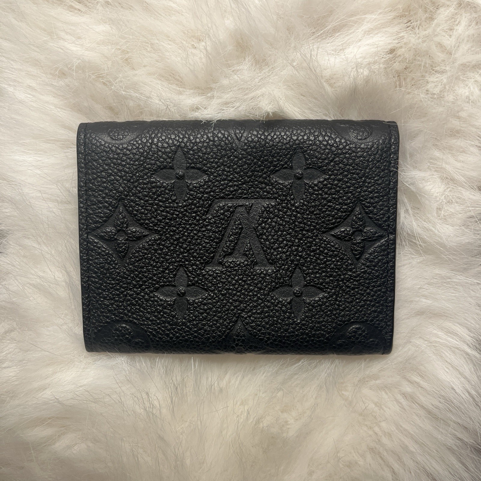 Louis Vuitton Business Card Holder Monogram Empreinte Leather