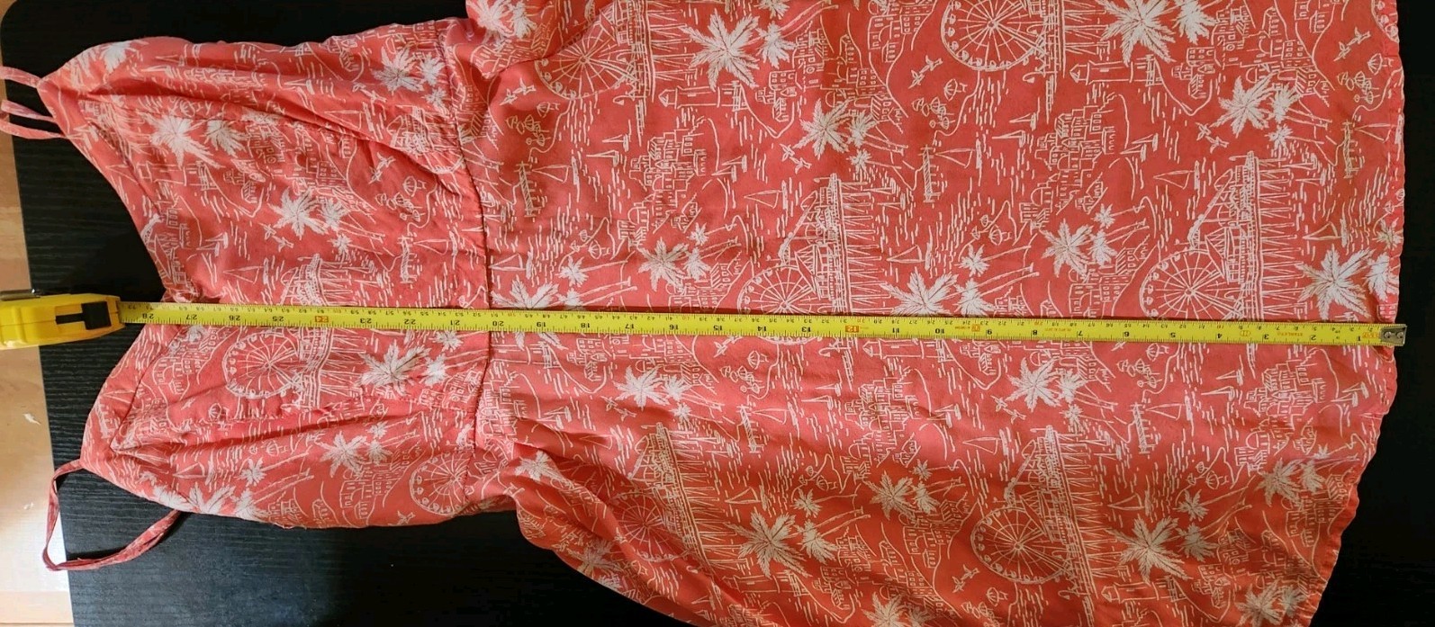 Old Navy Rayon Coral Pink Summer Dress XS