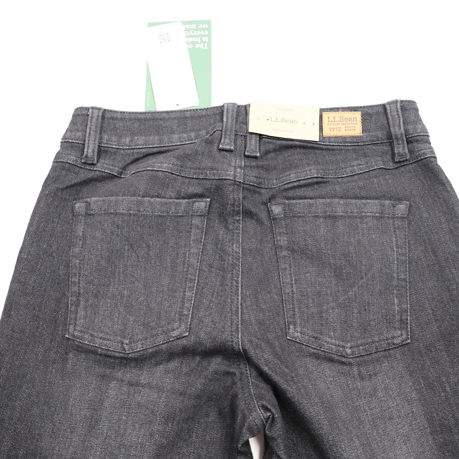 L.L. Bean “Beanflex” Women’s Size 6 Reg Skinny Leg Favorite Fit Dark Wash Jeans