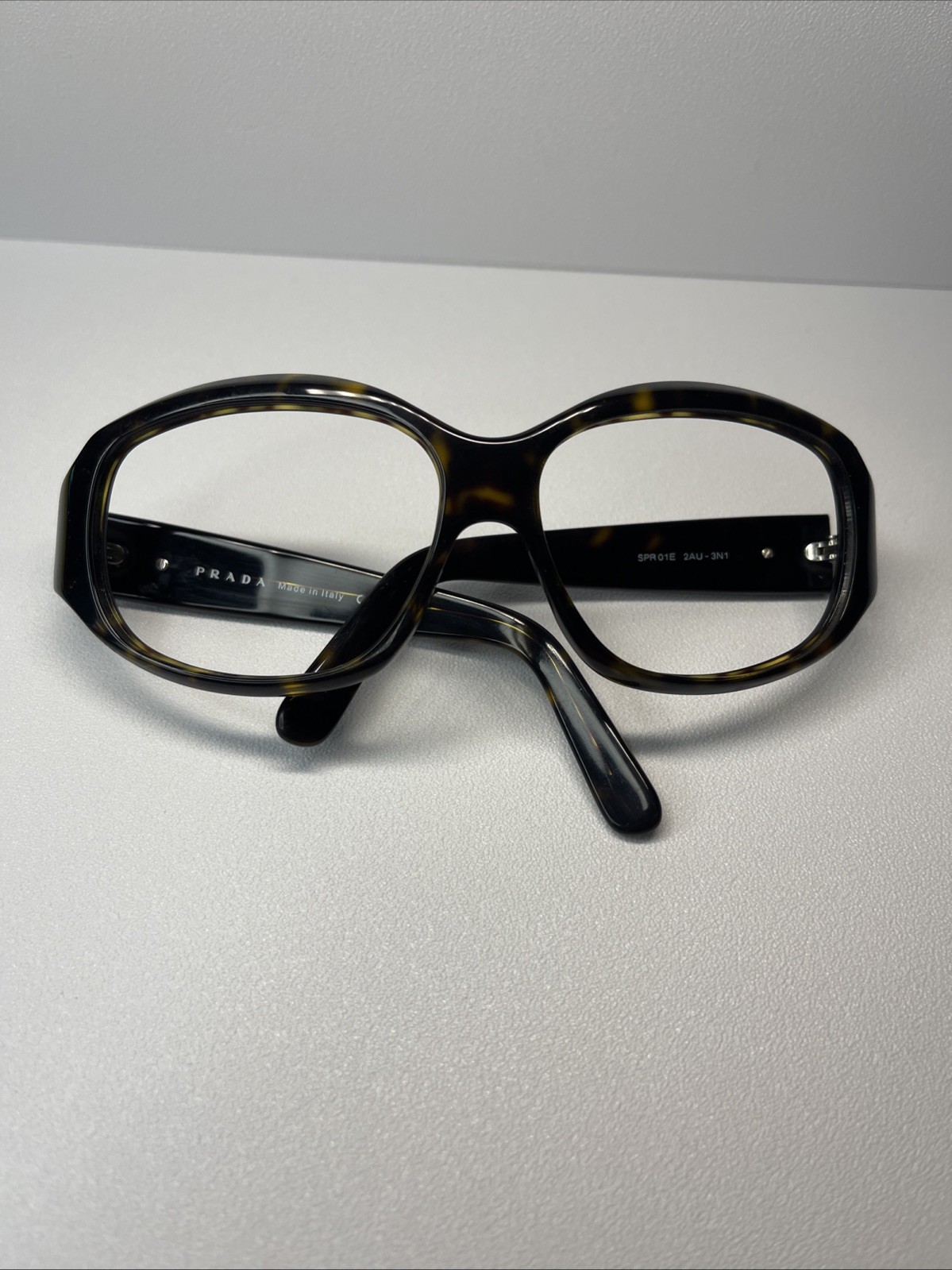 Prada Italy SPR 01E 2AU-3N1 Tortoise Brown X47