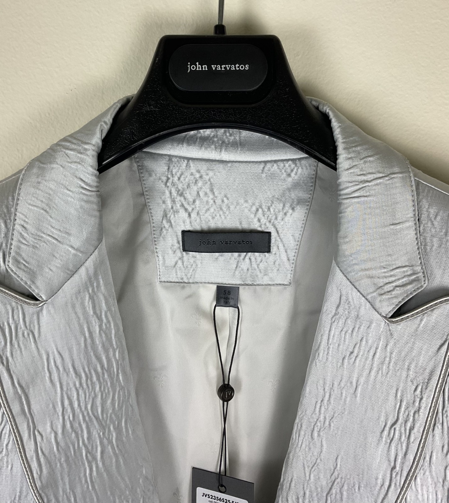 $1698 NWT New John Varvatos Collection Lynn Jacket Blazer EU58 US48