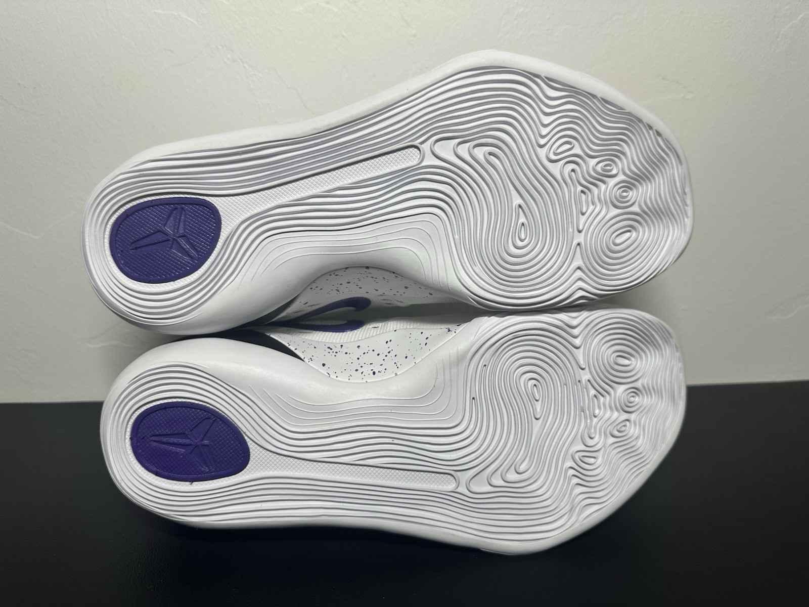 Nike Kobe IX Elite Low EM Protro White Purple Sneakers IH1401-100 Size M3.5/W5