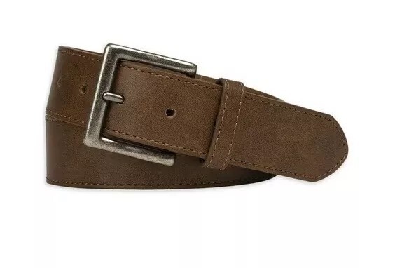 Mens 38mm Brown Leather Belt (Size 42) BRAND NEW W TAGS