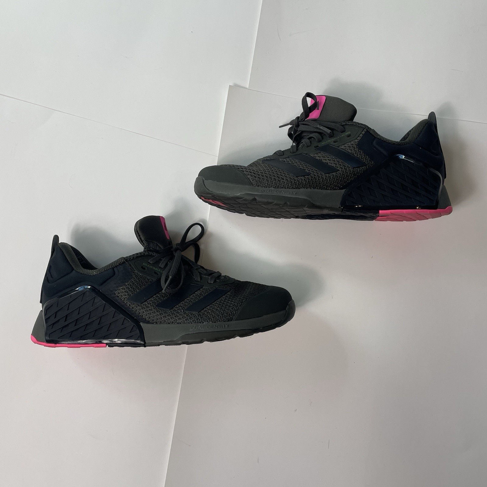 Adidas Dropset 3 Shadow Black Pink Training Sneaker Shoe – Size 7