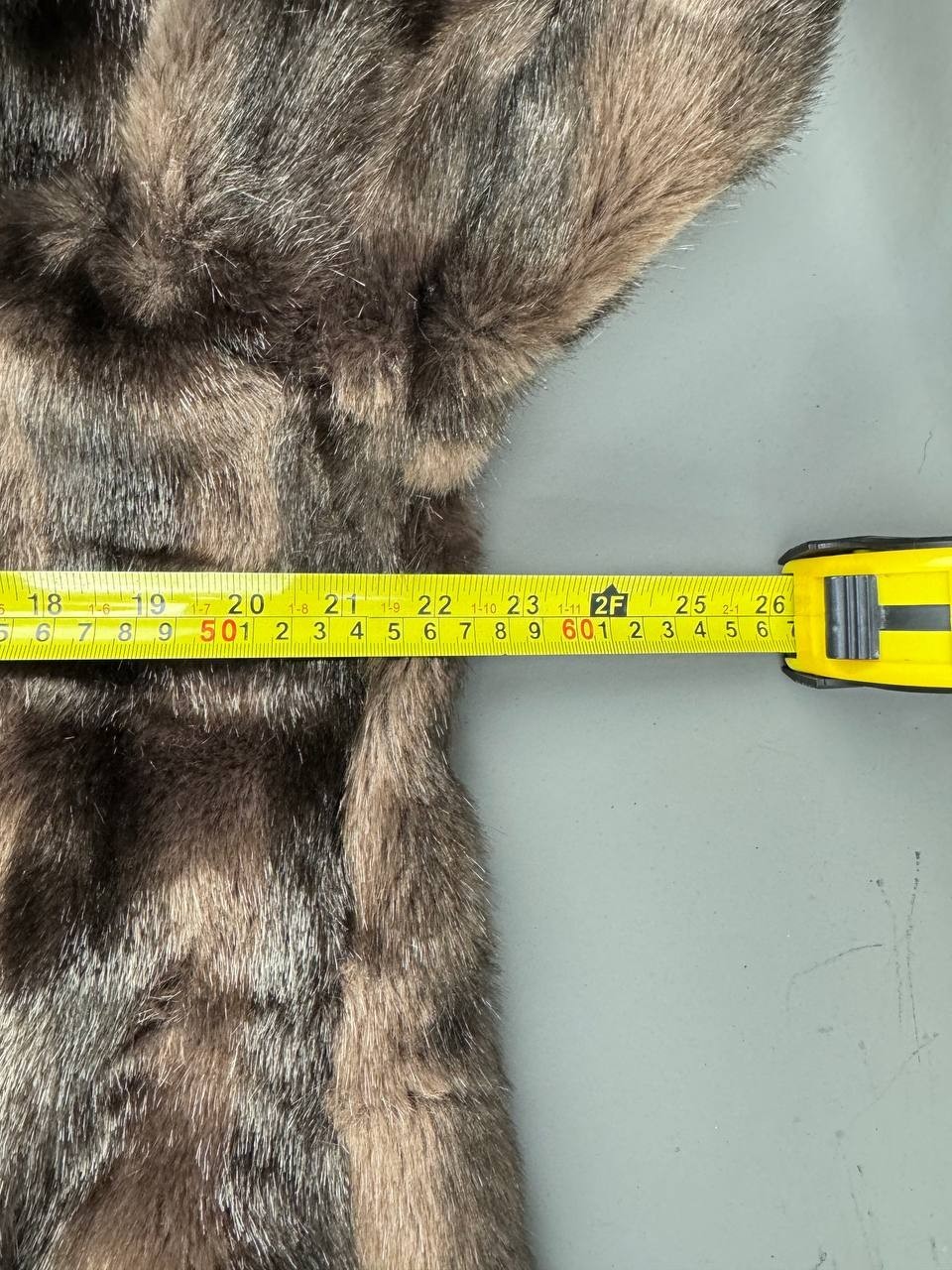 Dennis by Dennis Basso Womens Brown Hooded Faux Fur Coat Size M