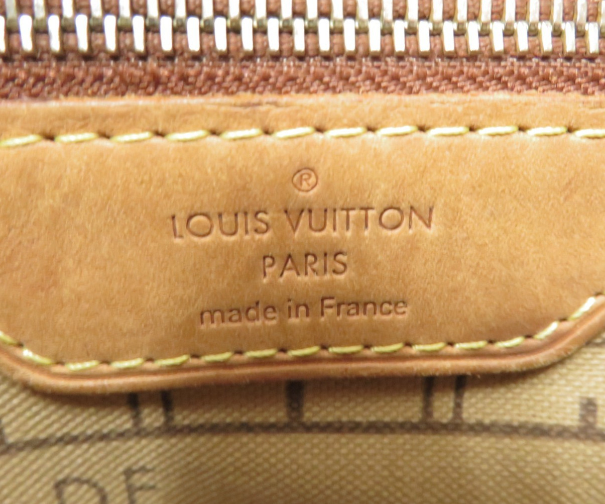 Authentic Louis Vuitton Monogram Neverfull PM Tote Bag Handbag F#52637