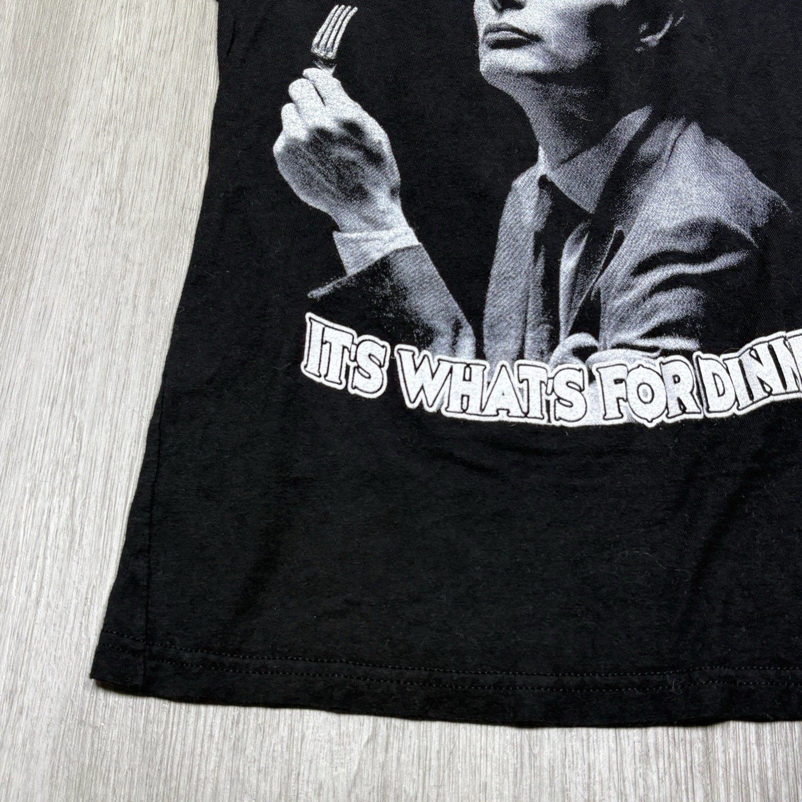 Small Hannibal Lecter Graphic T-Shirt People It’s What’s For Dinner Horror Movie