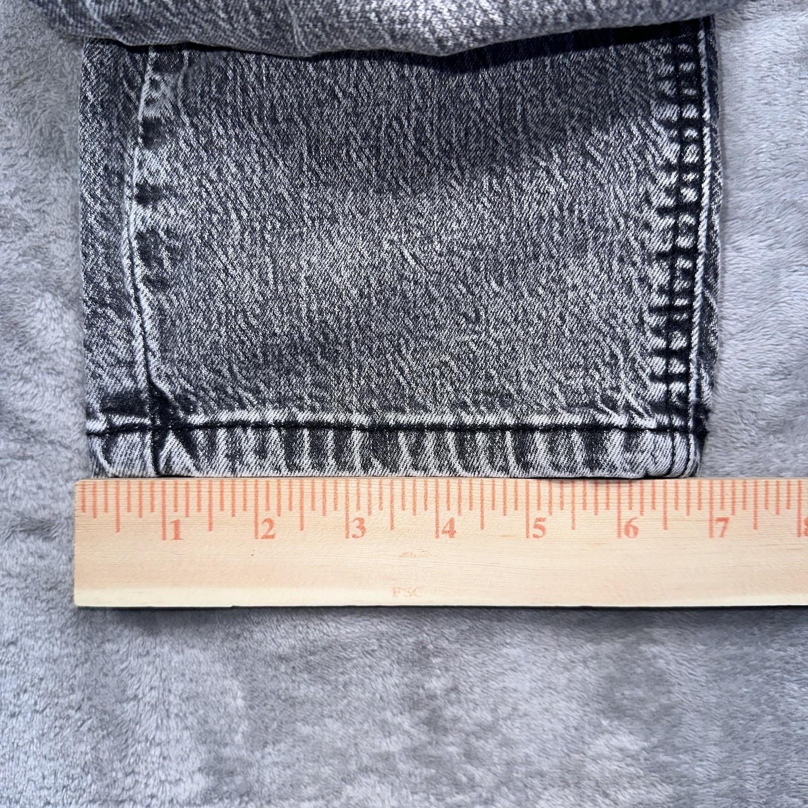 Levi’s 541 Black Acid Wash Athletic Fit Taper Denim Jeans Men’s Size 30Wx29L