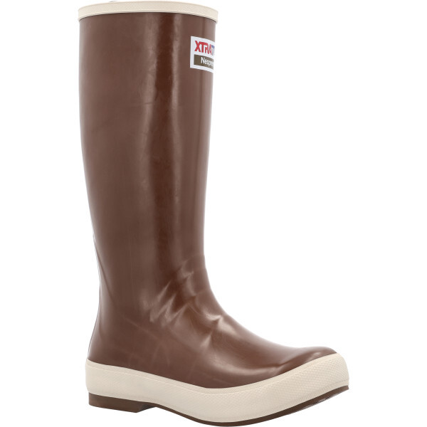 Xtratuf Women’s 15 in Legacy Boot – Brown/REDtro Salmon