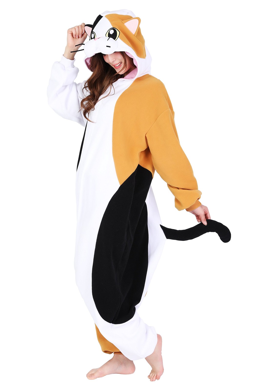 SAZAC fleece costume calico cat