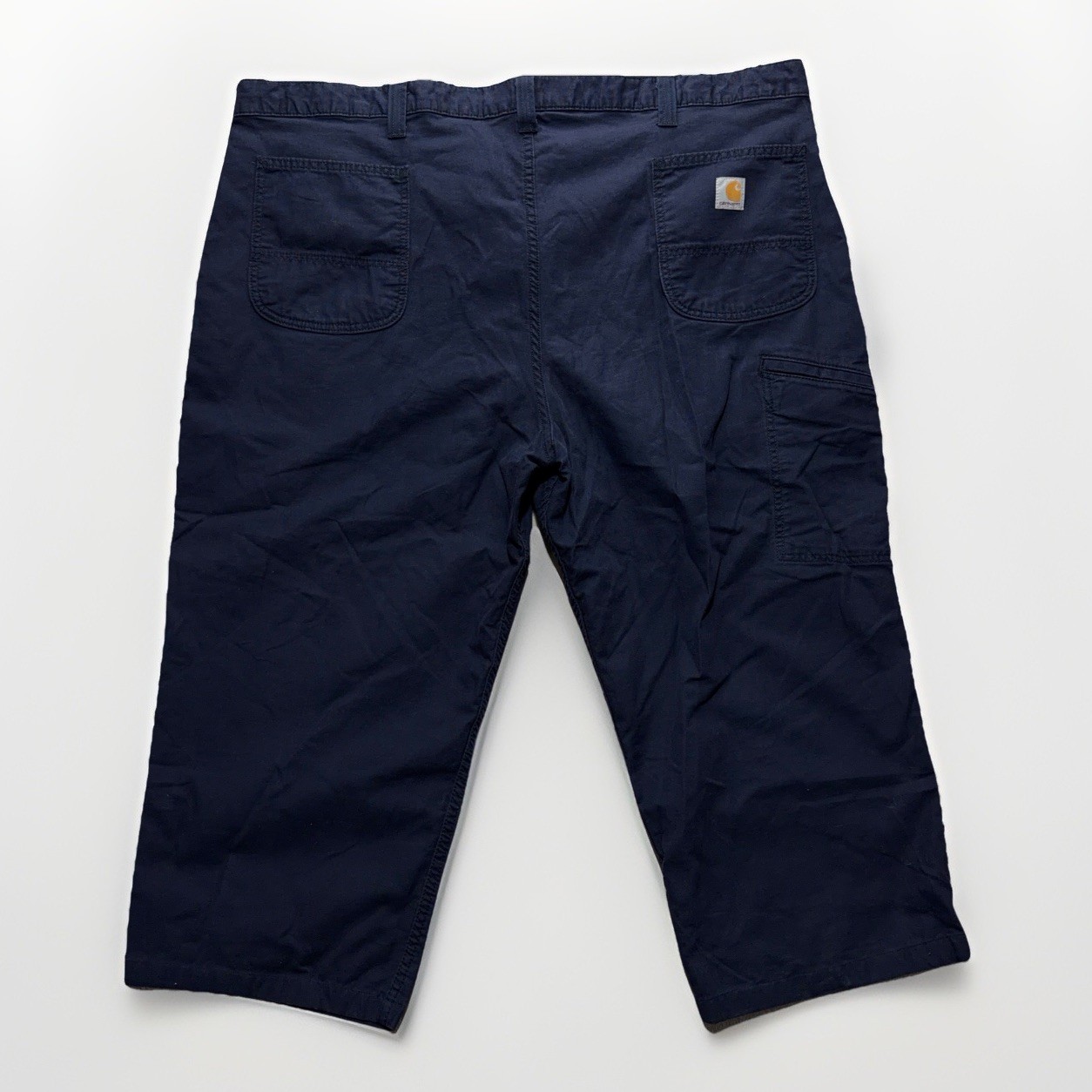 Carhartt Relaxed Fit Utility Work Pants Men’s 48×30 Navy Blue Rugged Rigby Cargo