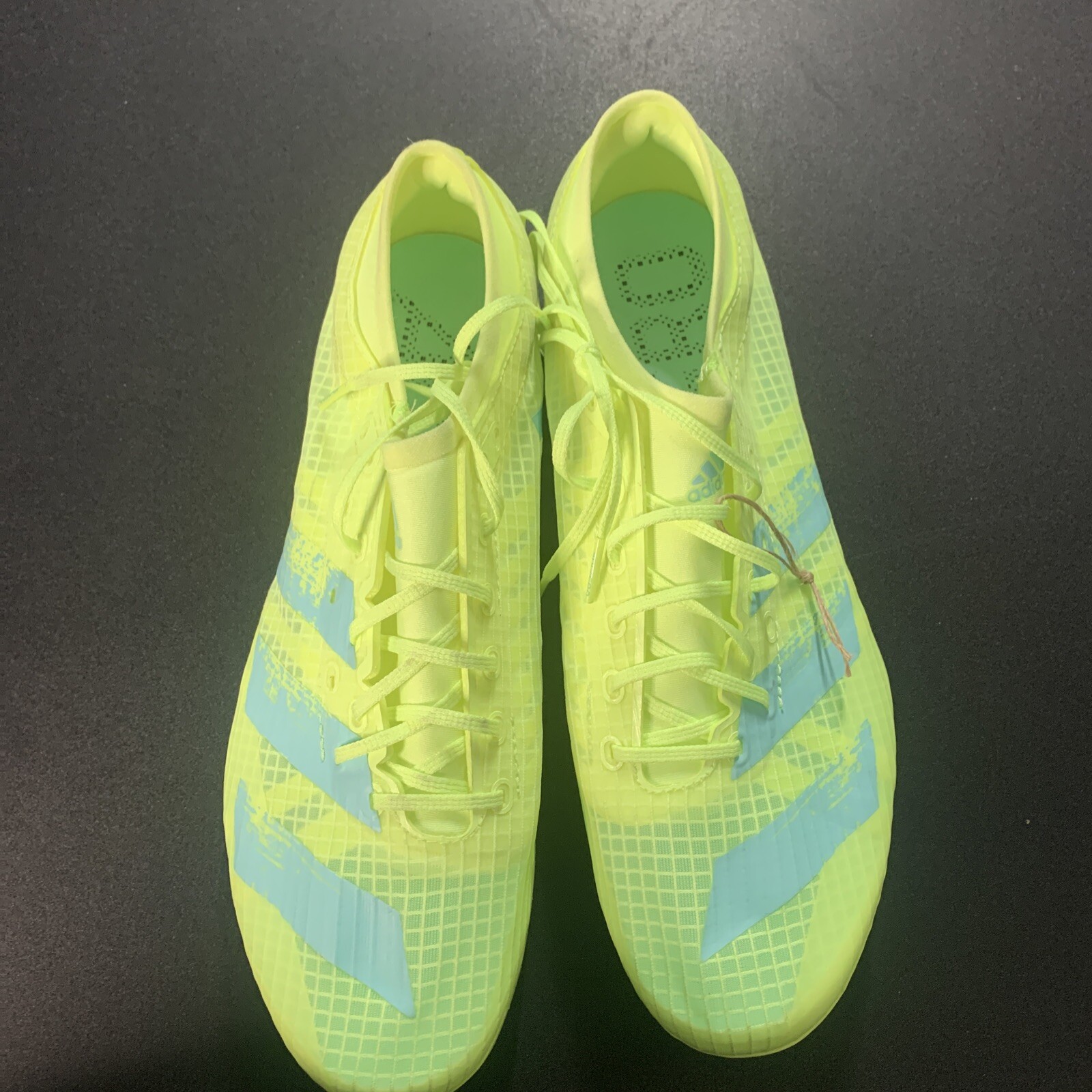Adidas Adizero Ambition Running Spikes Track Athletic Yellow FY0369 sz 11 1/2