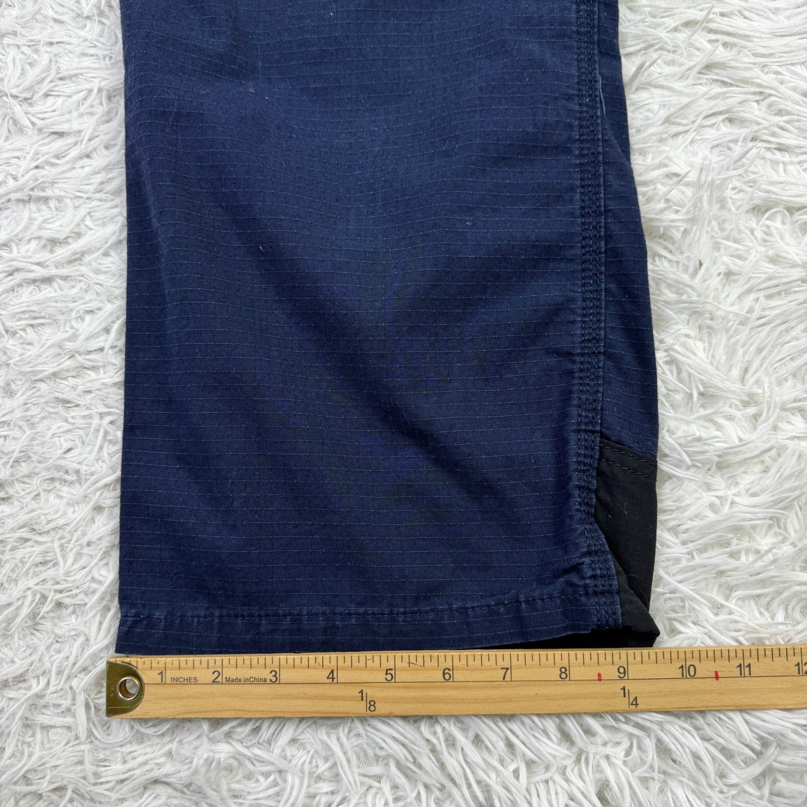 Carhartt Pants Mens 42×30 Blue Loose Fit Force Broxton Cargo Pant United Ripstop
