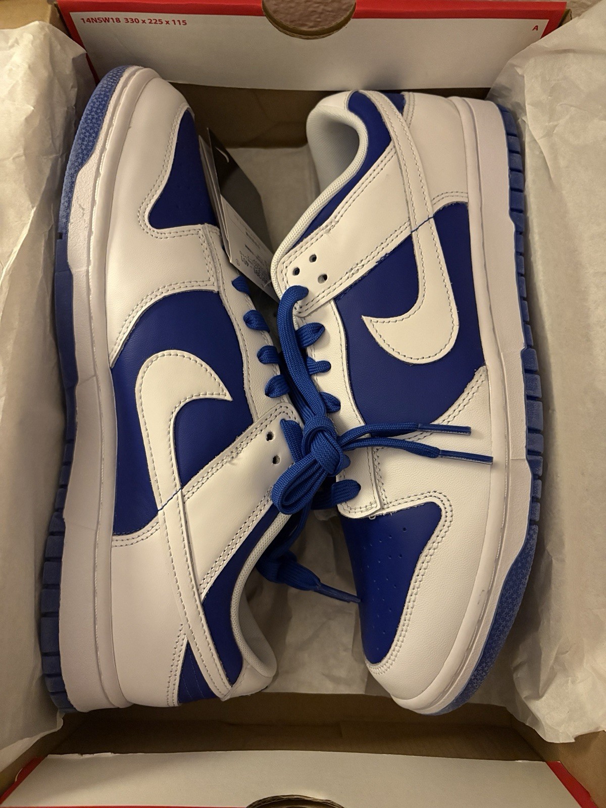 Nike Dunk Low ‘Racer Blue White’ US Mens Size 11- DD1391-401