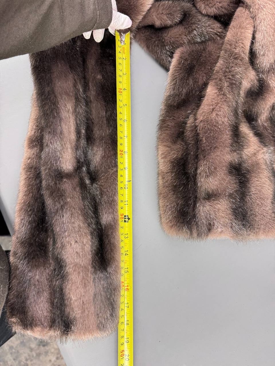 Dennis by Dennis Basso Womens Brown Hooded Faux Fur Coat Size M
