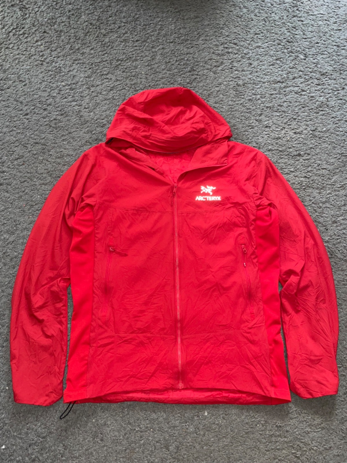 Arc’teryx Atom SL Hoodie Jacket Men’s Medium Red Lightweight