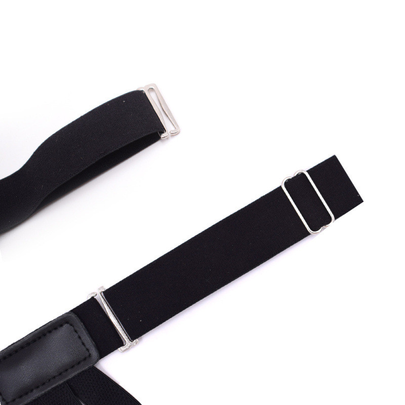 1 Pair Male Shirt Garters Stays Business Suspenders Braces Men’s Garter Belt