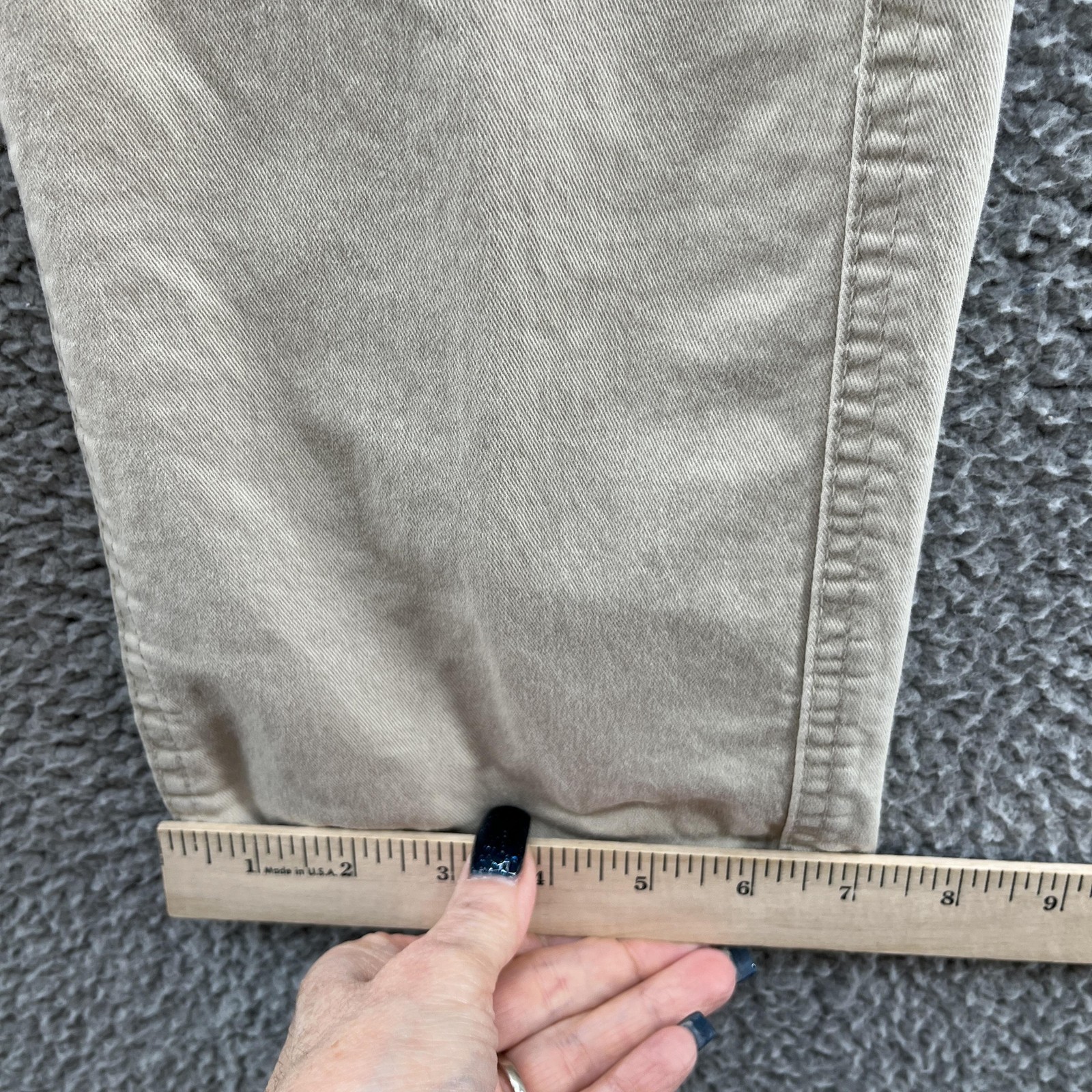 R M Williams Jeans Mens 30X31 Beige Stretch Cotton Straight Leg Made Australia