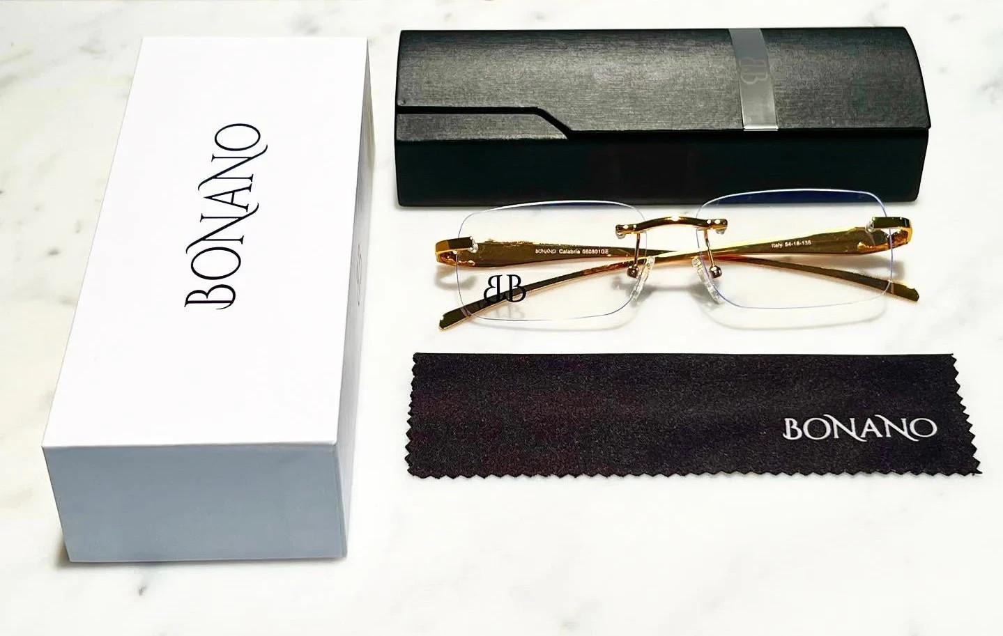 Bonano Rimess Gold Glasses Eyeglasses Sunglasses Woods Buffs Vintage sunglasses