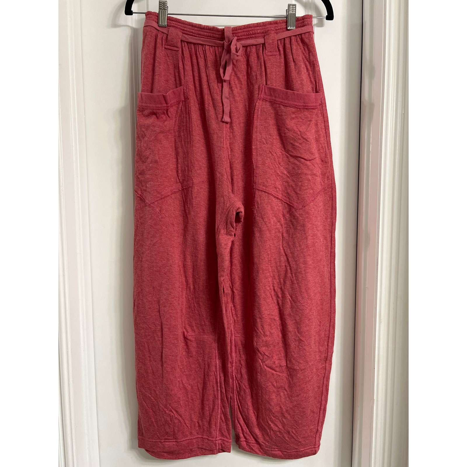 NWOT Free People Intimately Wait A Minute Barrel Pants | Slate Rose | Size S