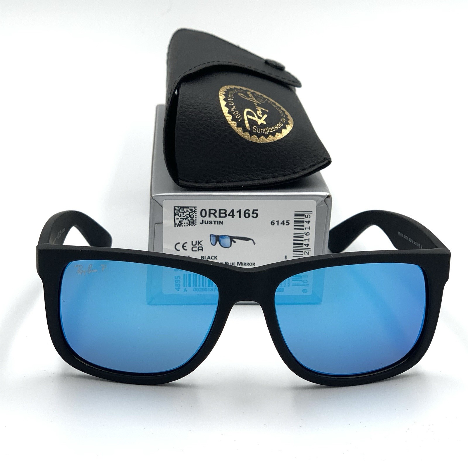 Ray-Ban Polarized Sunglasses Rb4165 Blue Mirror 622/55 Men Sport Sunglasses