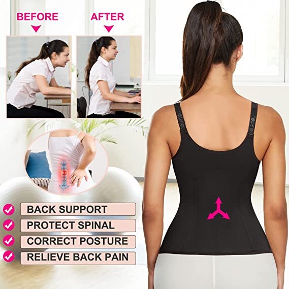 Fajas Reductoras Colombianas Body Shaper Gym Waist Trainer Tummy Control Corset