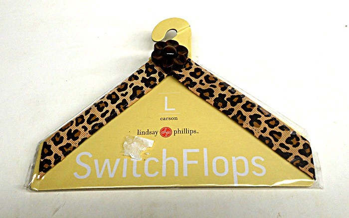 Switch Flops Lindsay Phillips Leopard Print Large Interchangeable Straps