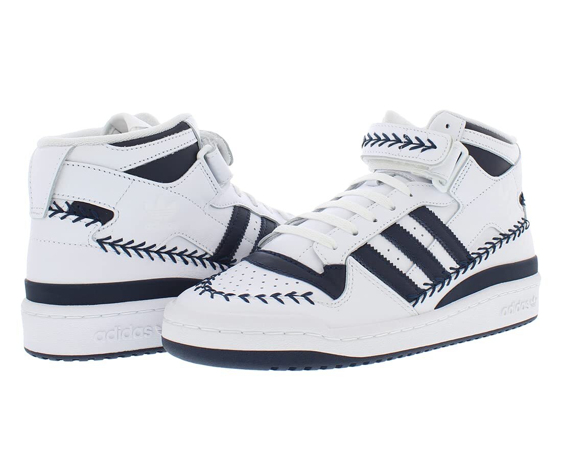 Adidas Men Originals Forum Mid Aaron Judge Sneakers GY3814 White/Navy