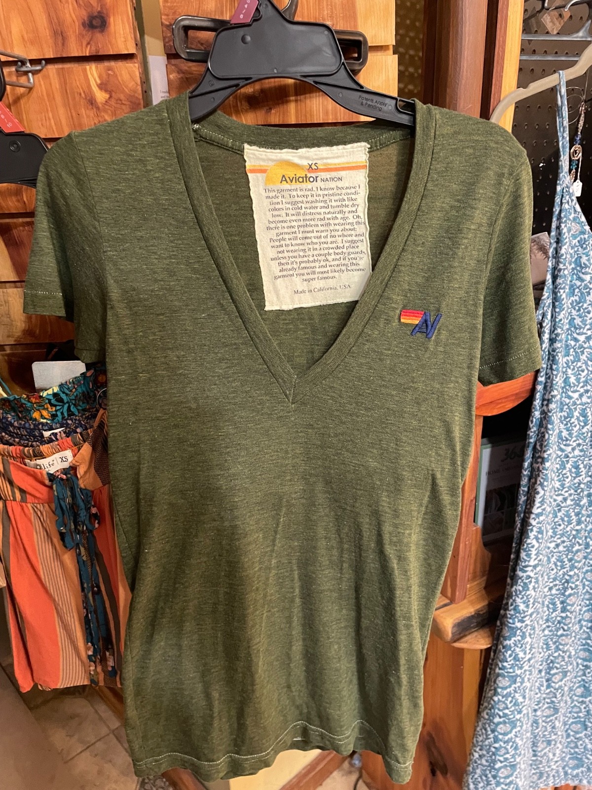 vintage aviator nation womens tee shirt RARE Collector Item