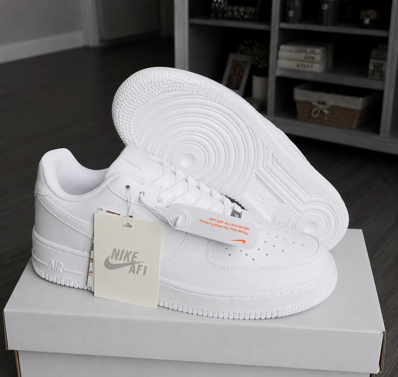Men’s Air Force 1 “Triple White” Low Top Classic Sneakers US Size 7-13
