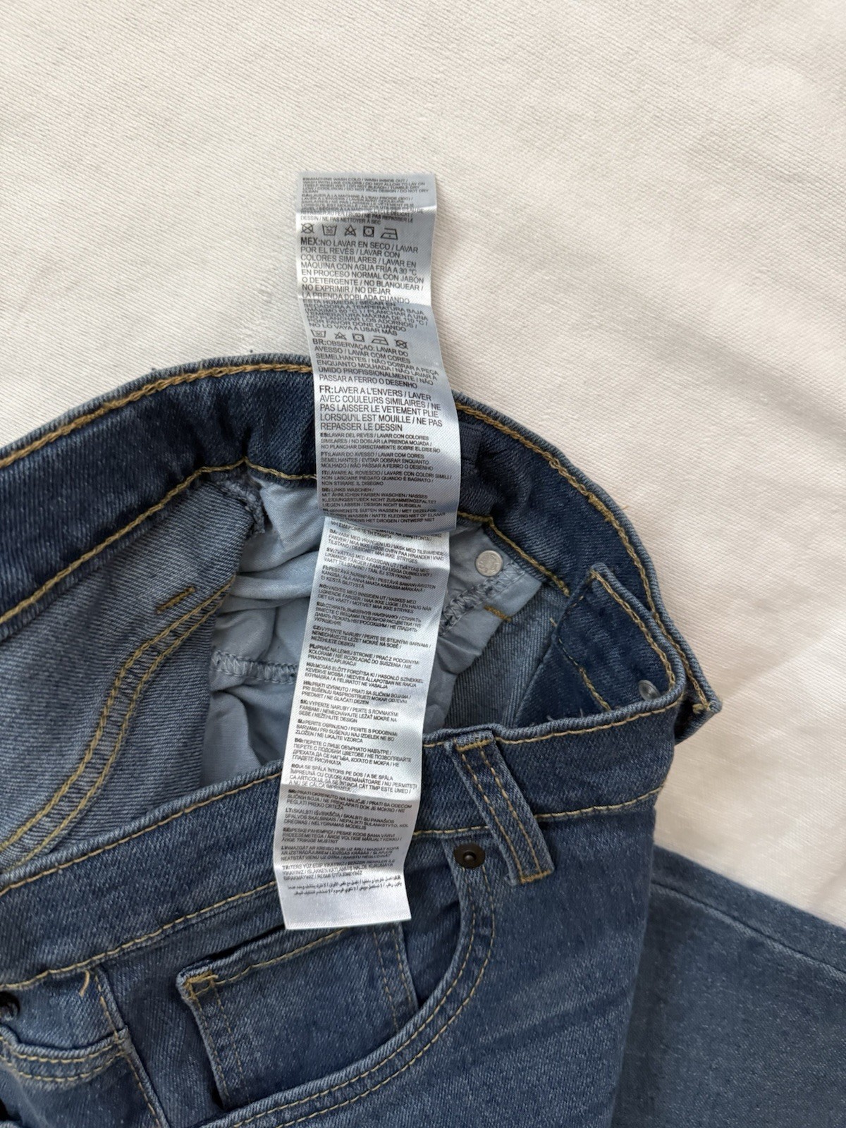 NEW Levis Boys Jeans Performance 511 Slim Fit Size 18 Reg 29X31 Adjustable Waist