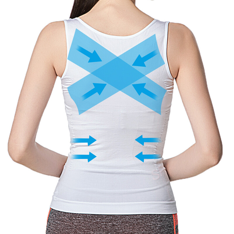 Women Stretch Cami with Built-in Shelf Bra Tank Top Wide Straps Padded Yoga Tops