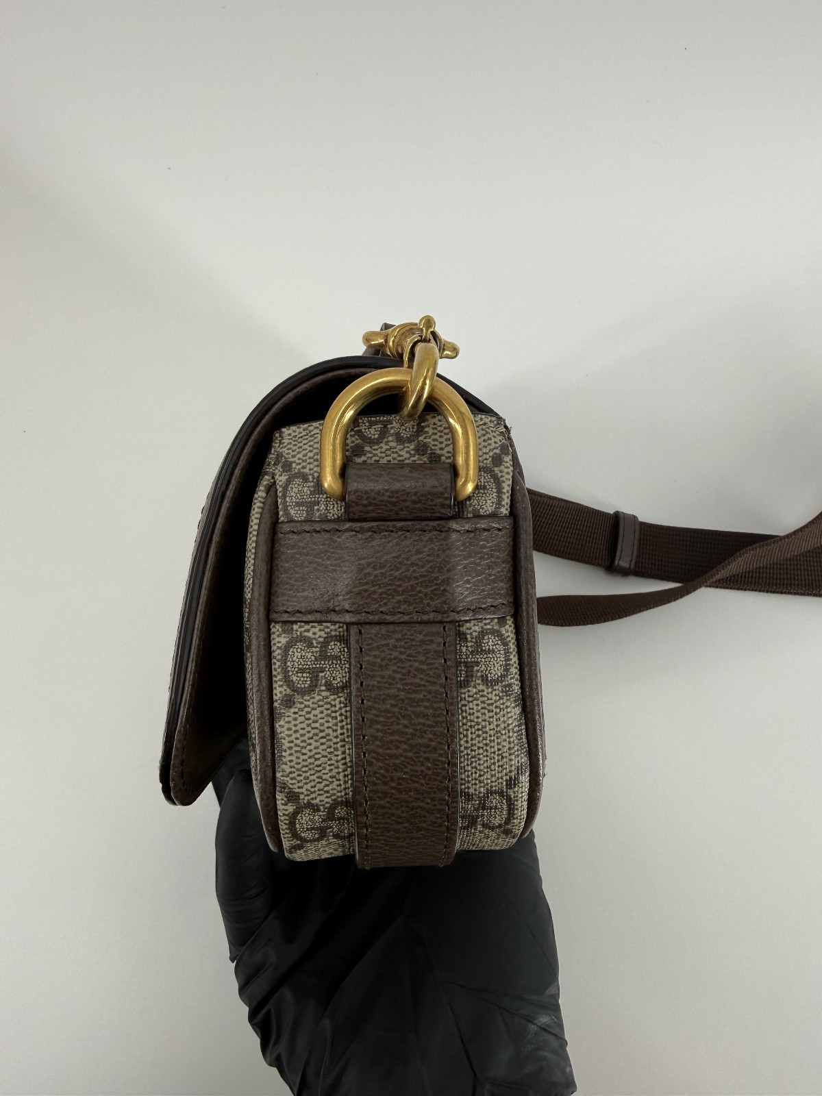 Gucci Ophidia Super GG Supreme Monogram Crossbody Shoulder Bag Box