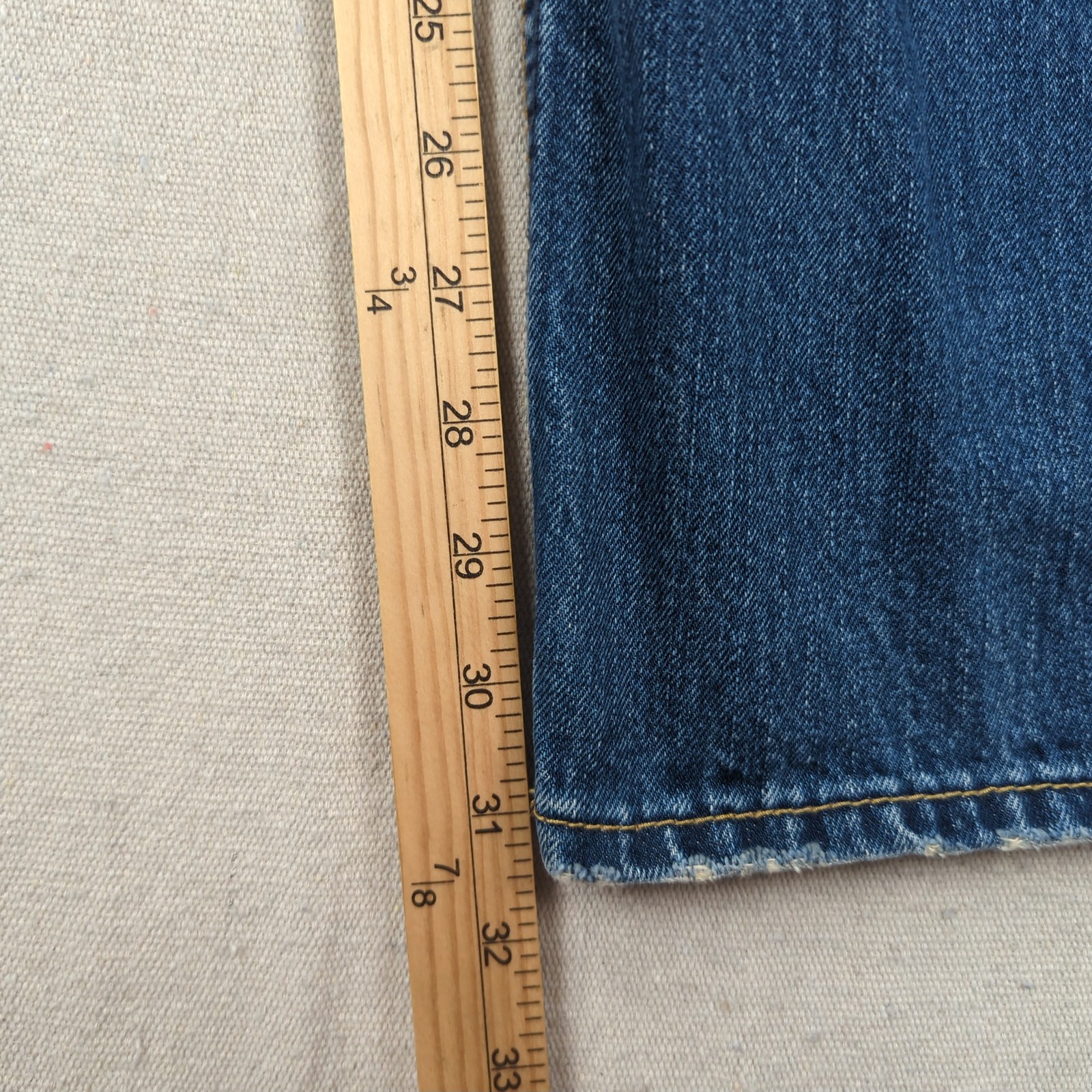 American Eagle Jeans Mens 30×32 Blue Boot Cut Western Cowboy Faded