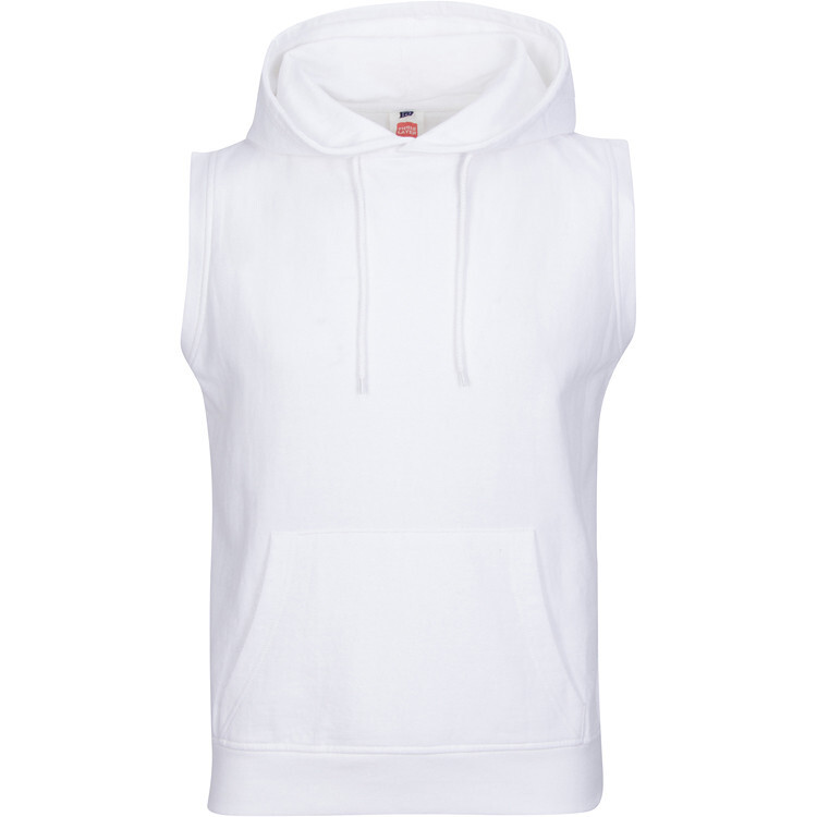 French Terry Sleeveless Pullover Hoodie