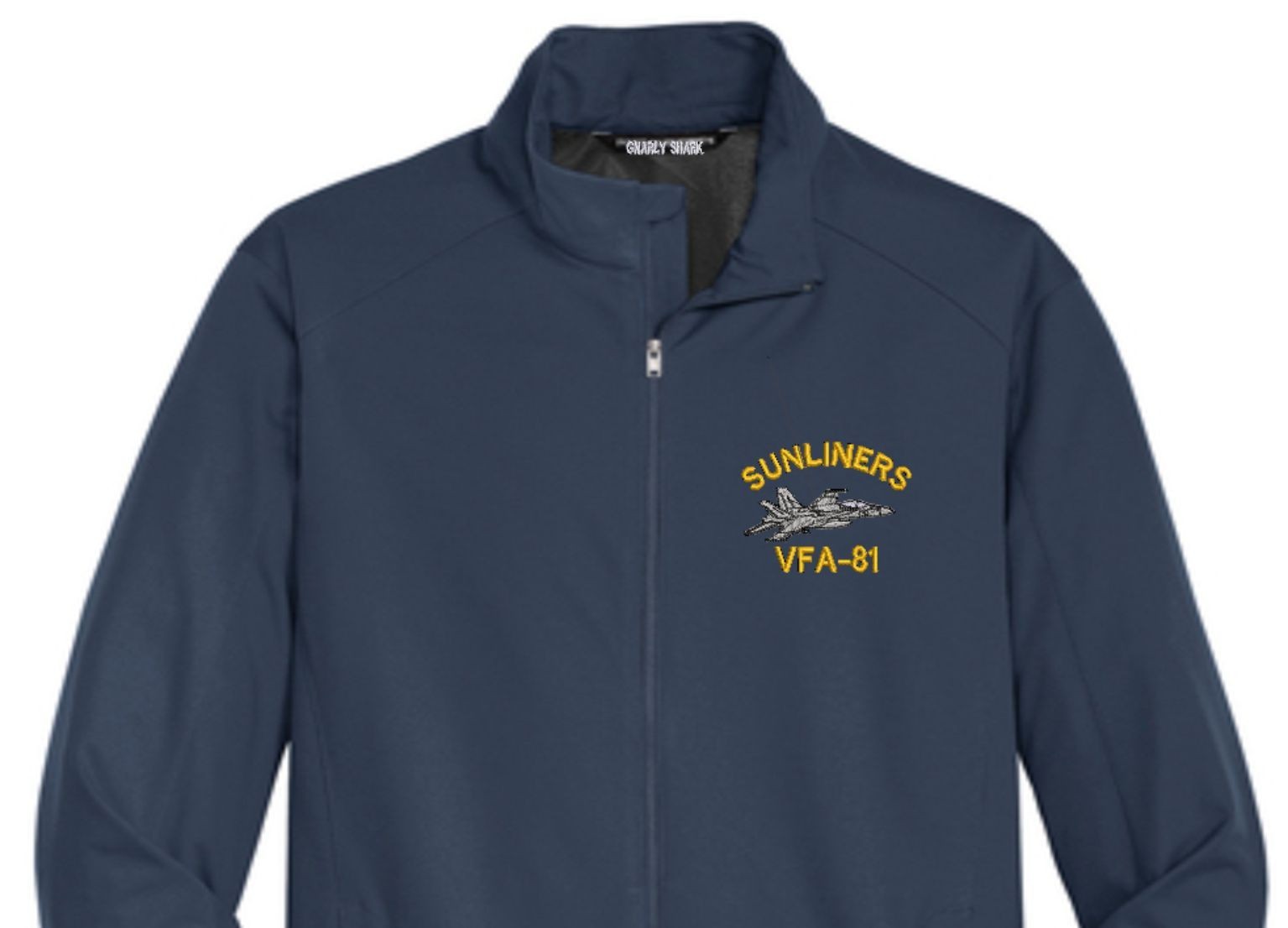 VFA-81 SUNLINERS F-18 Soft Shell Jacket. New. U.S. Navy