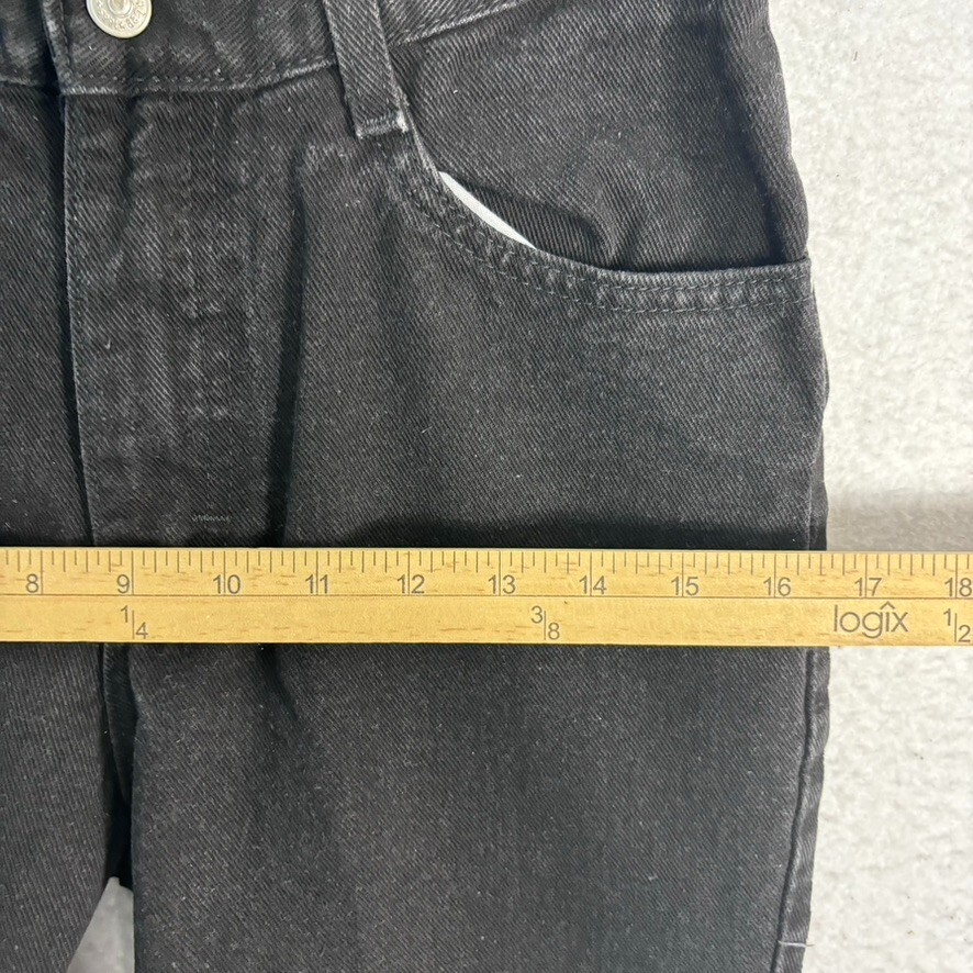 VTG Wrangler Jeans Womens 16R Black Flare Western USA 80s 90s Union 26 x 28.5