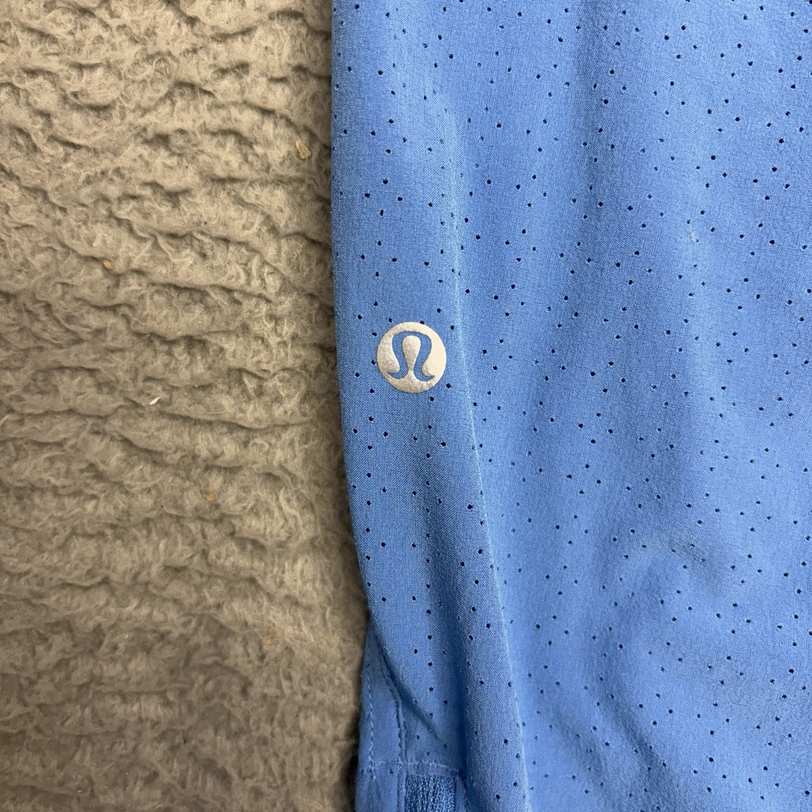 Lululemon Adapted State Perforated Jogger Women’s 10 Blue Mesh High Rise Pants