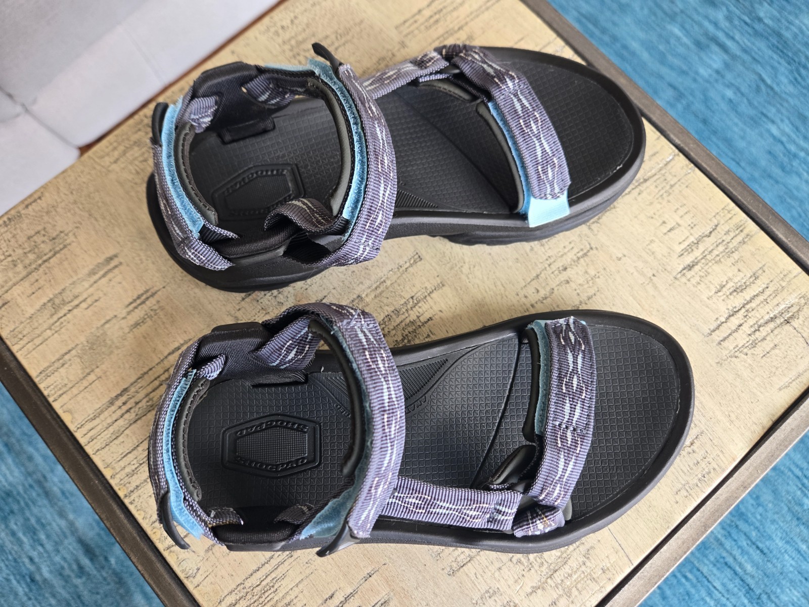 Teva Terra Fi Womens Hiking Sandals US 6.5 / EU 37.5 Blue Excellent Condition